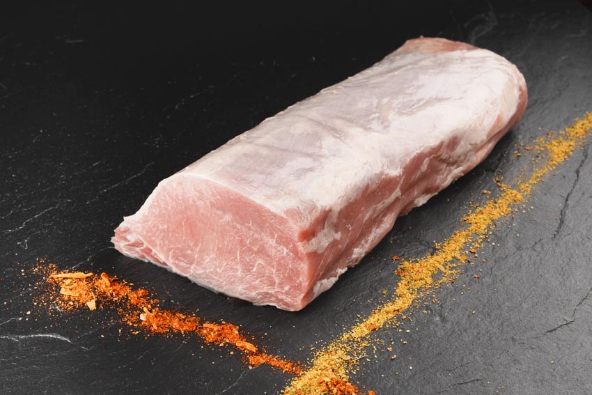Schweinelachs/rücken, ohne Knochen, am Stück
