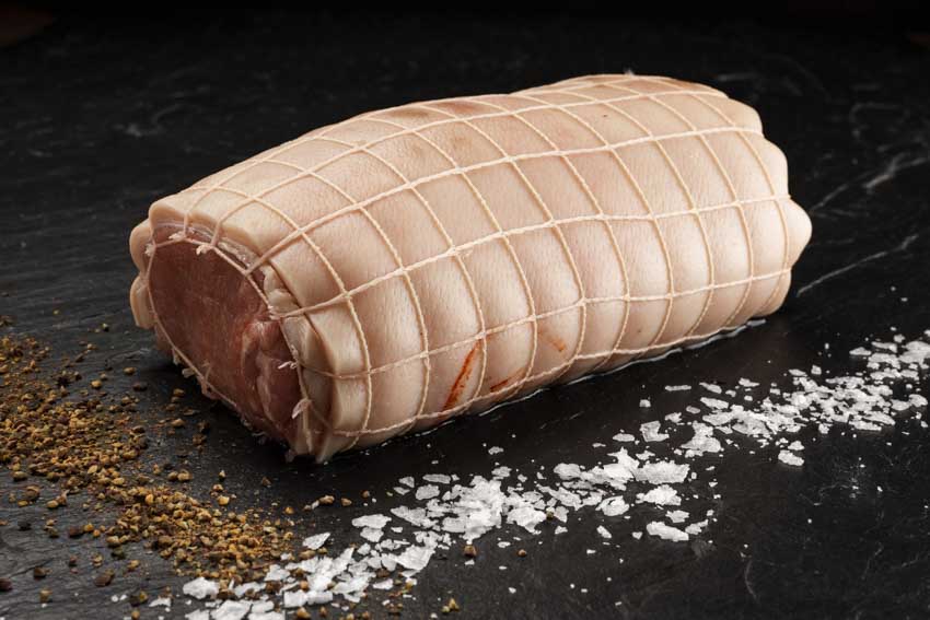 Deutscher Spanferkelrollbraten