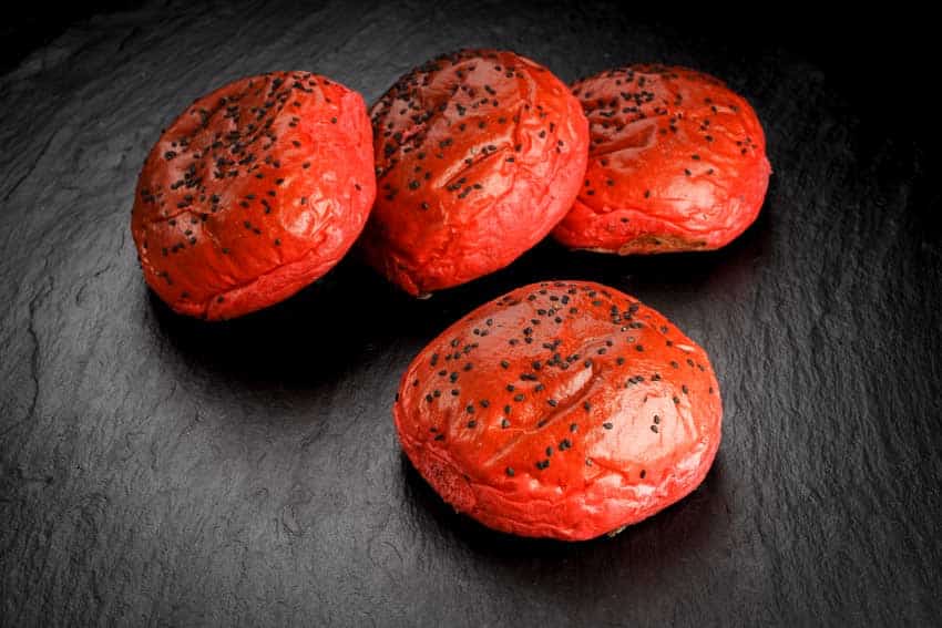 Beka Burger Buns Red Edition, 4 Stück
